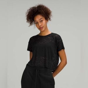Lululemon Cates Tee *Veil, Black- 4